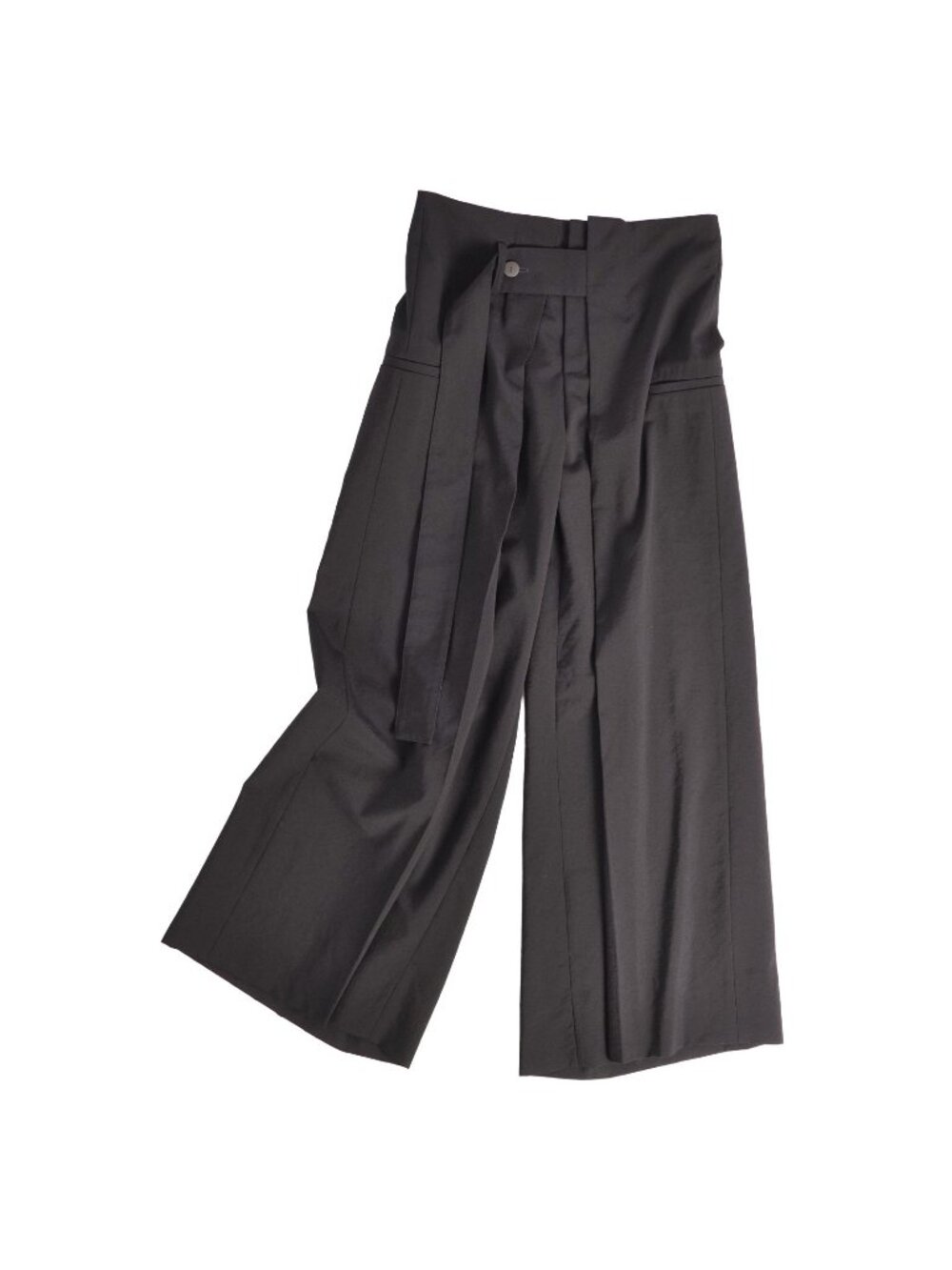 Loewe Pants Trousers Wide Wool Black 34